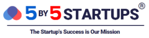 5by5startups Logo Vertical
