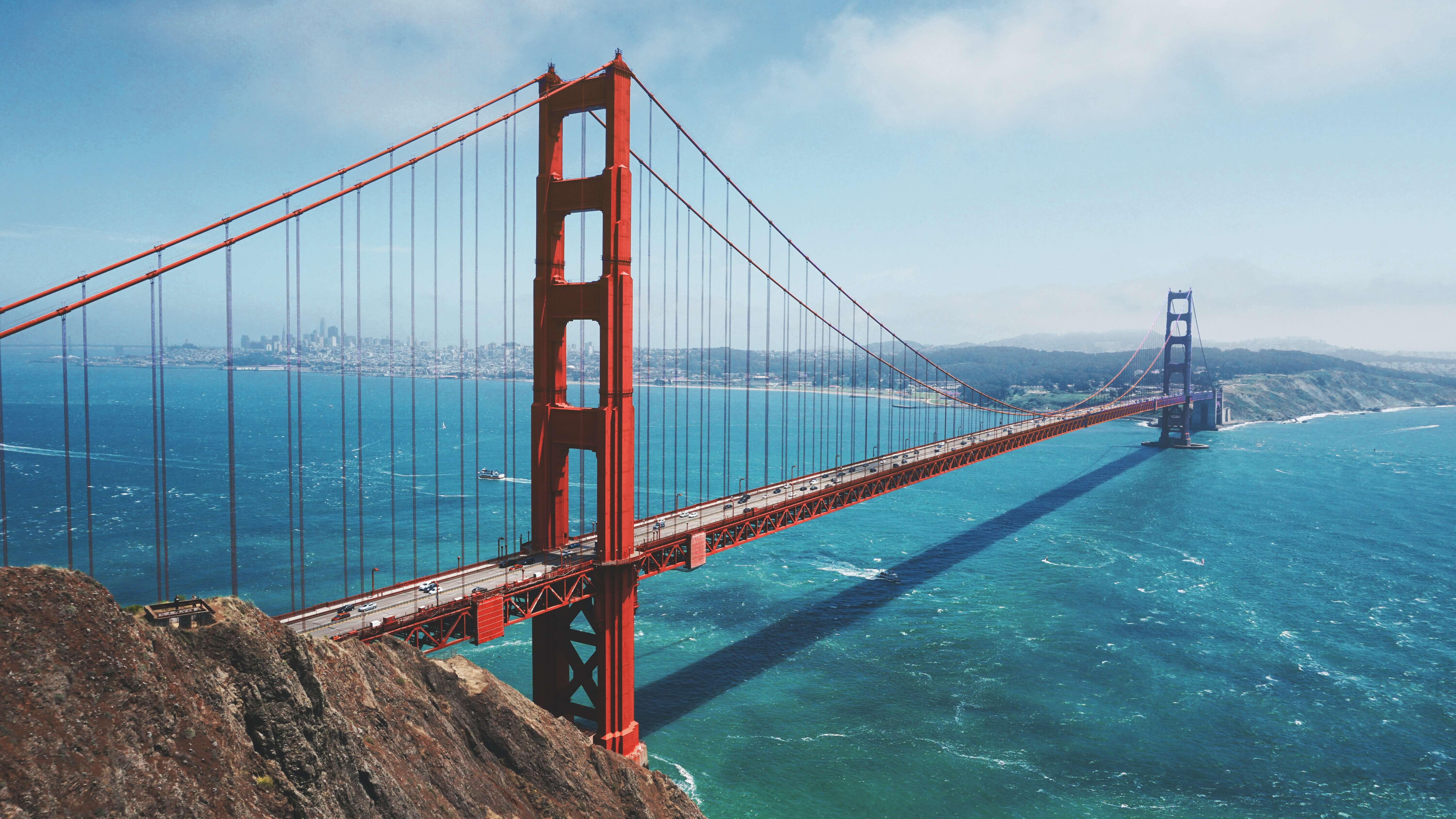 The iconic Golden Gate Bridge in San Francisco, California, USA. Photo: Unsplash